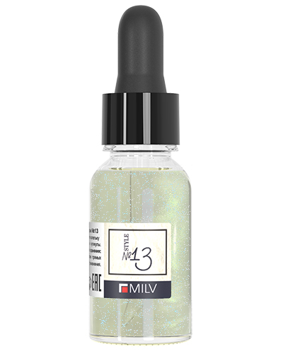 Сухое парфюмированное масло для ногтей с шиммером №13. 15 мл