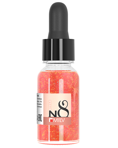 Сухое парфюмированное масло для ногтей с шиммером №8. 15 мл