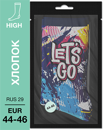 107 High. Носки Хлопок. S-05 RUS 29/EUR 44-46