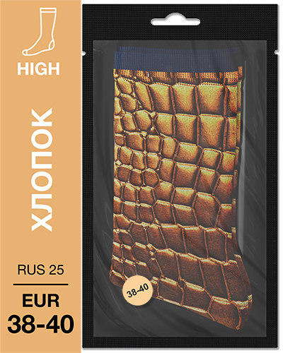 107 High. Носки Хлопок. M-01 RUS 25/EUR 38-40