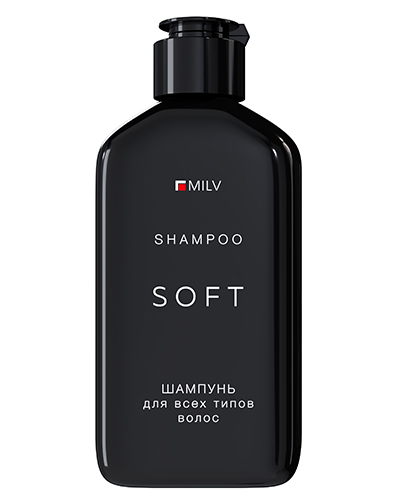 "SOFT" Мягкий шампунь для всех типов волос. 340 мл