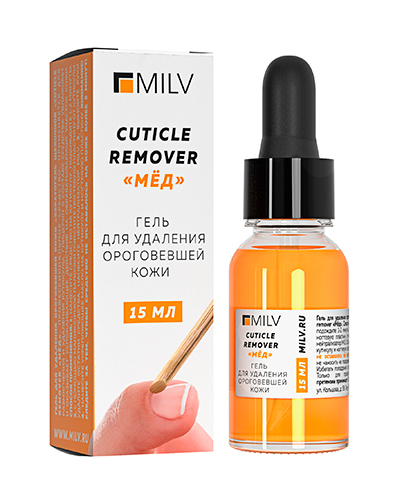 Средство для ногтей Кератогель щелочной "CUTICLE REMOVER "МЁД". 15 мл картинка