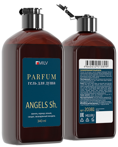 Парфюмированный гель для душа. ANGELS Sh. 340 мл