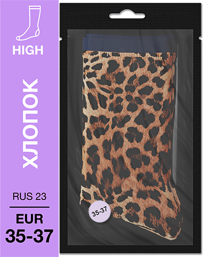 107 High. Носки Хлопок. M-03 RUS 23/EUR 35-37