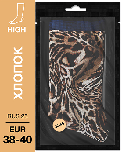 107 High. Носки Хлопок. M-05 RUS 25/EUR 38-40