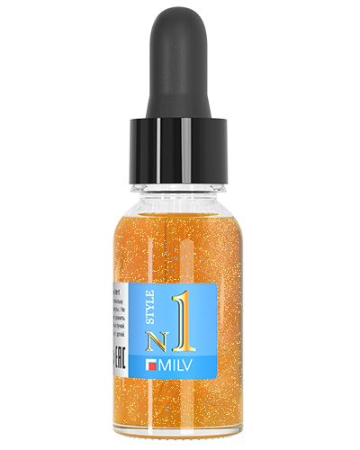 Сухое парфюмированное масло для ногтей с шиммером №1. 15 мл