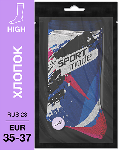 107 High. Носки Хлопок. S-04 RUS 23/EUR 35-37