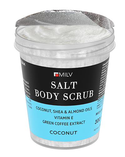 Соляной скраб-бальзам для тела "COCONUT". 300 г