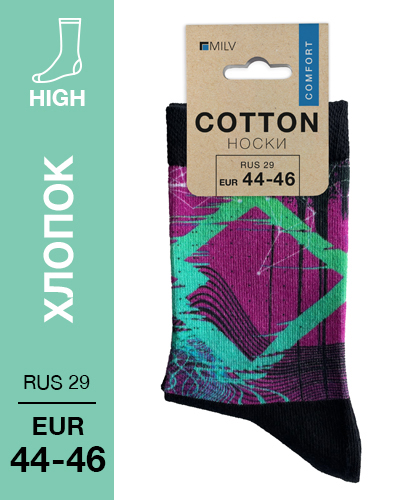 104 High. Носки Хлопок. B 13 RUS 29/EUR 44-46