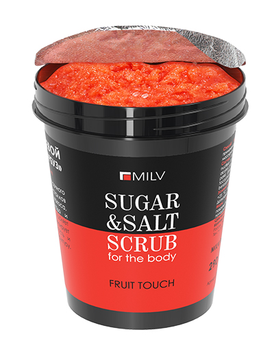 Сахарно-солевой скраб для тела «Арбуз». 290 г