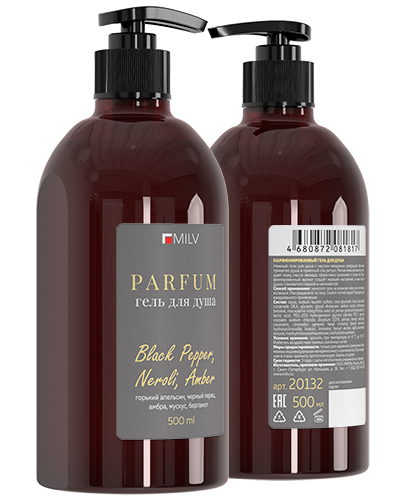 Парфюмированный гель для душа. Арт. 20132. 500 мл