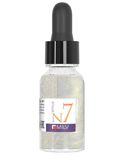 Сухое парфюмированное масло для ногтей с шиммером №7. 15 мл