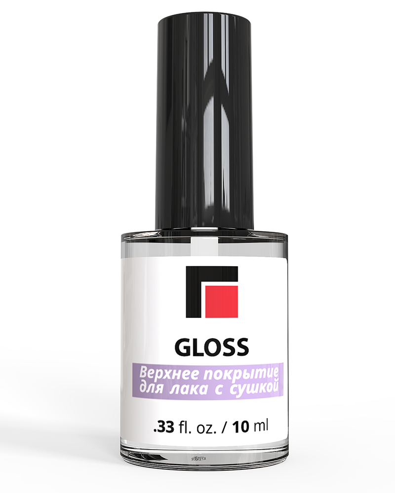 Средство для ногтей «Gloss» верхнее покрытие для лака с сушкой. 10 мл картинка
