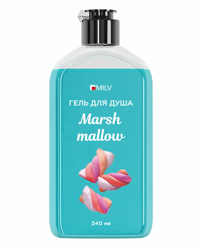 Гель для душа «MARSHMALLOW». 340 мл